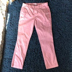 Gap size 8 girlfriend chino pants pink